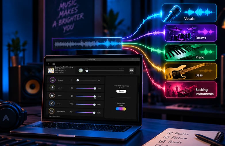 AuDimix can be downloaded from the Microsoft store