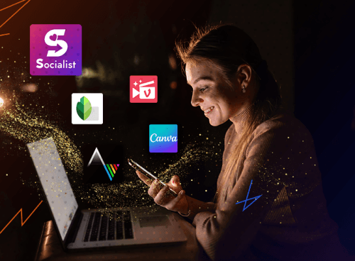 Content creation apps for social media influencers