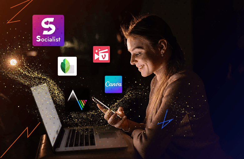 Content creation apps for social media influencers