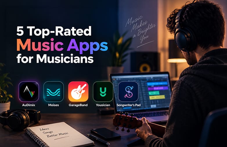 Top-rated music apps for musicians