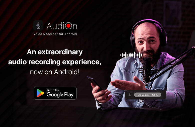 AudiOn for Android - Voice Recorder App