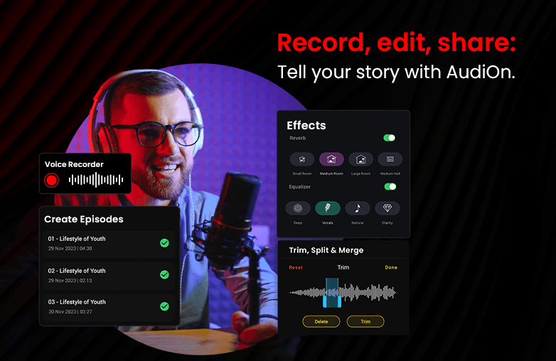 voice and audio recording app for Android