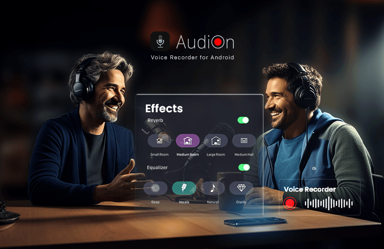 Improve voice recordings with reverb