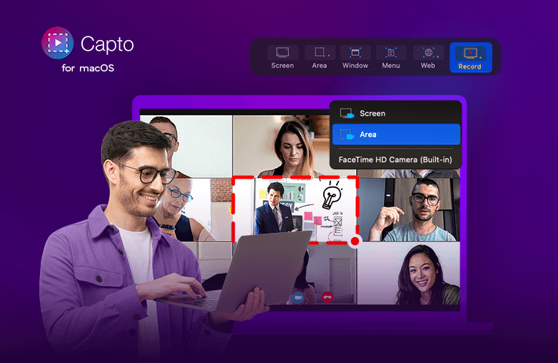How to record screen on Mac using Capto
