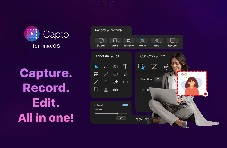 Professional screen recording software for Mac