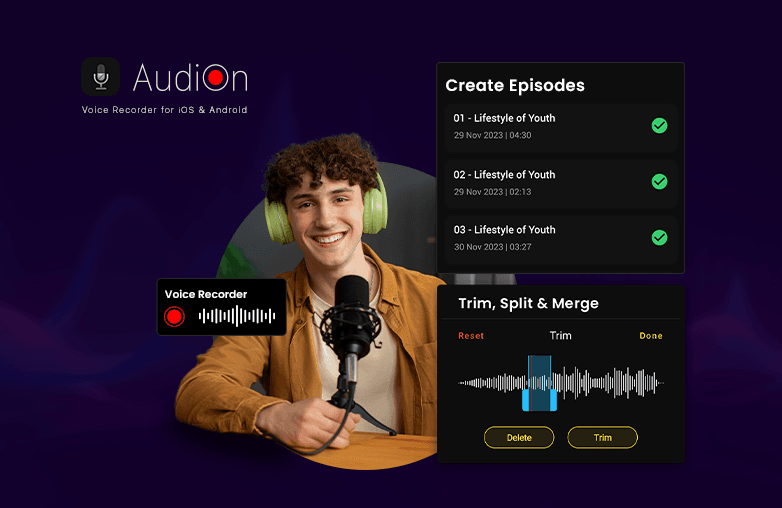 AudiOn Record and edit like a pro