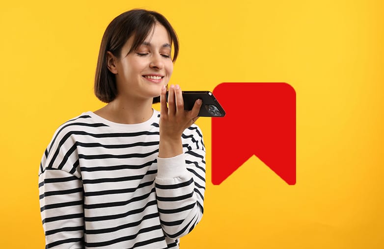 Bookmark-enabled voice recording apps