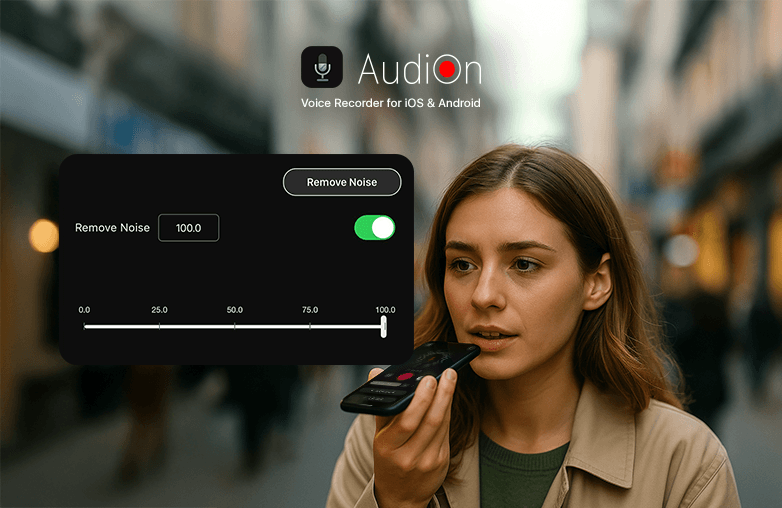 How to remove background noise in recordings
