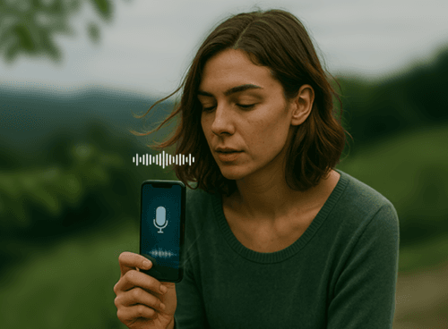 AI voice recorder app for iOS and Android