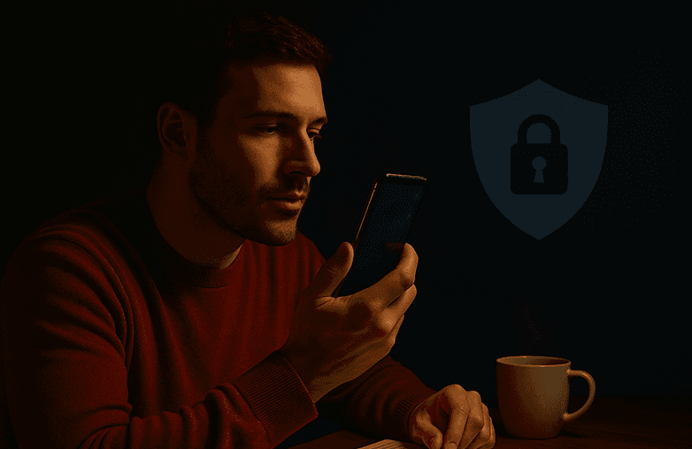 AudiOn secure voice recording app interface