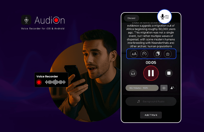 Voice transcription app for meetings