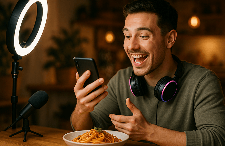 Capto screen recorder and video editing software interface for vloggers