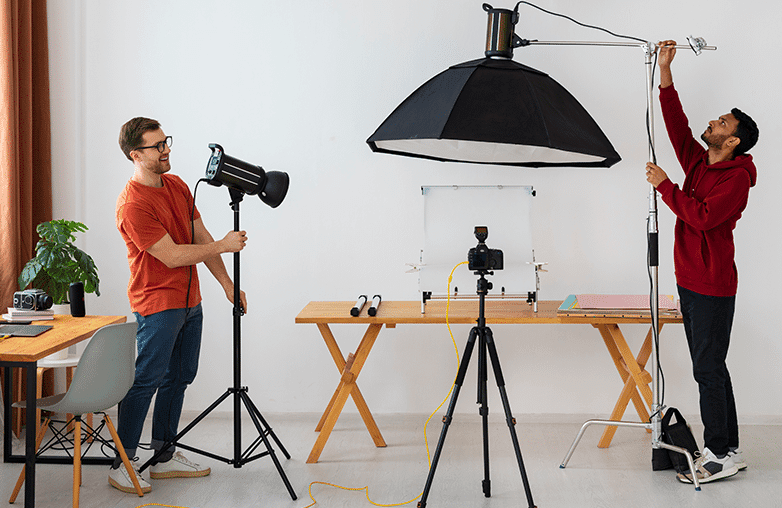 best lighting position for webcam videos