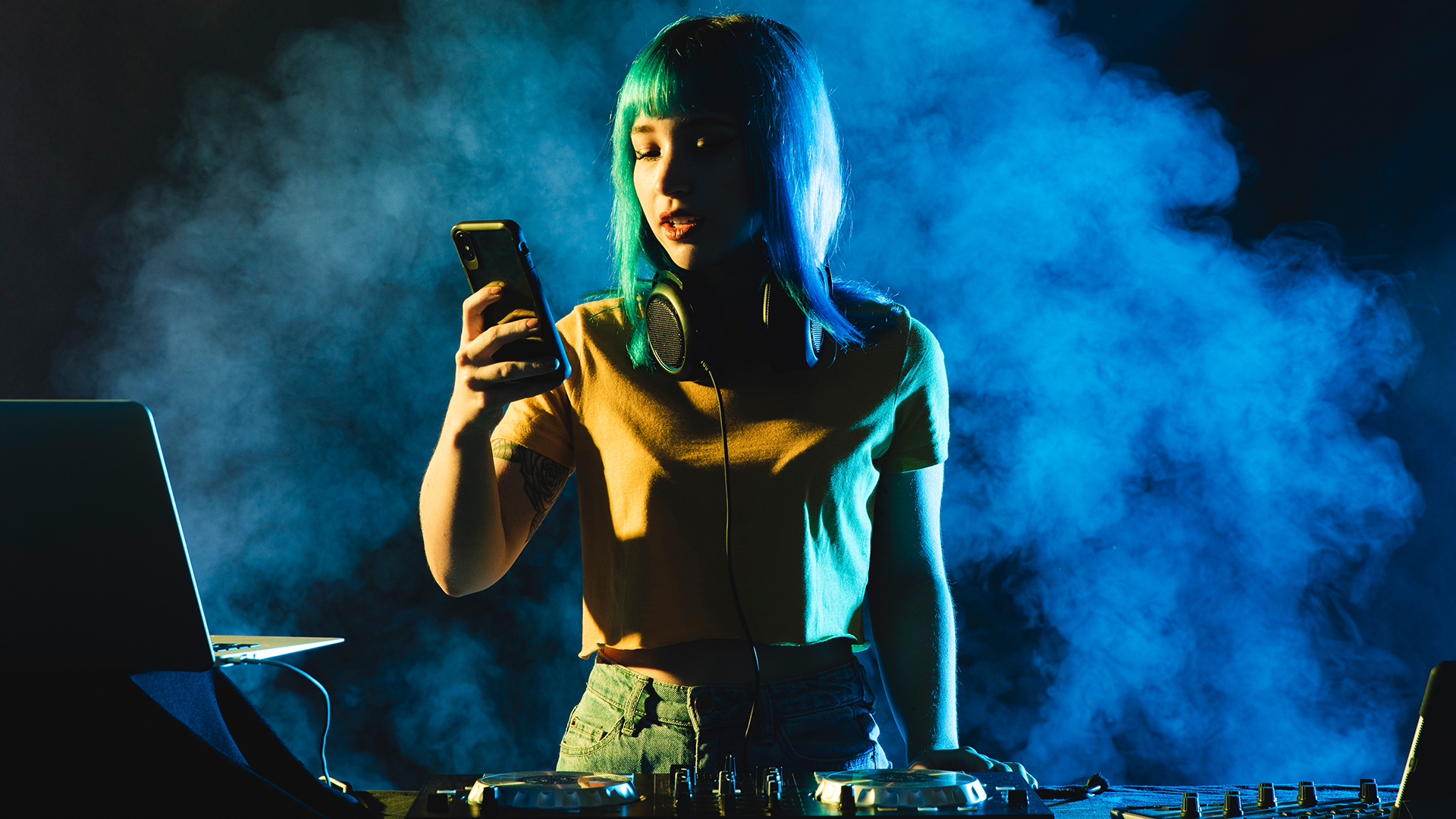 Stem separation app interface showing audio tracks