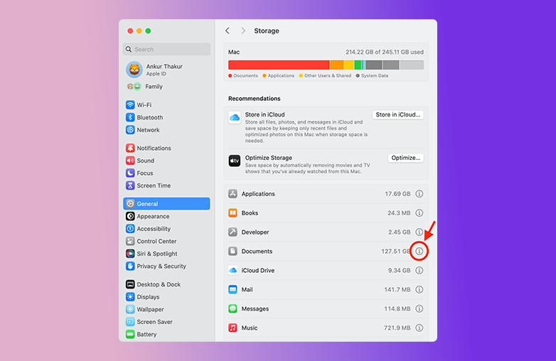 Activity Monitor checking heavy apps on Mac