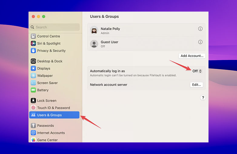 Disable Automatic Login to prevent Unauthorised Access