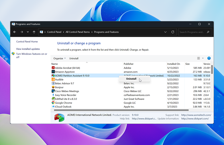Disk Cleanup tool removing temporary files in Windows