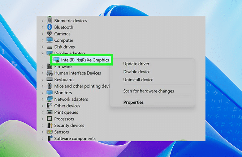 Update Graphics Drivers