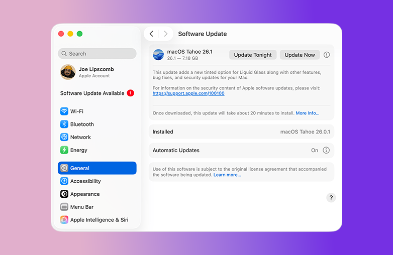 macOS storage management and cleanup options