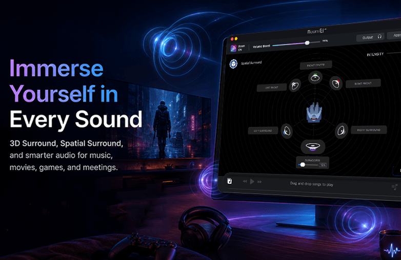 Boom 3D audio enhancement software