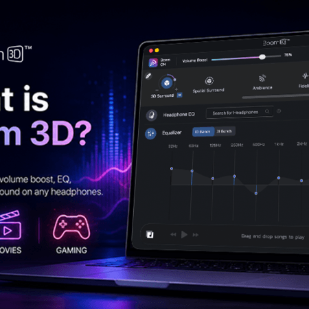 Boom 3D is a volume booster and equalizer app for Mac and Windows