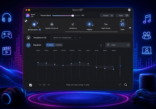 Right EQ frequency spectrum for balanced audio