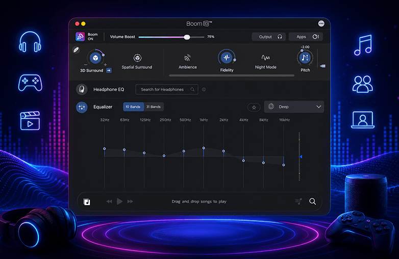 Right EQ frequency spectrum for balanced audio