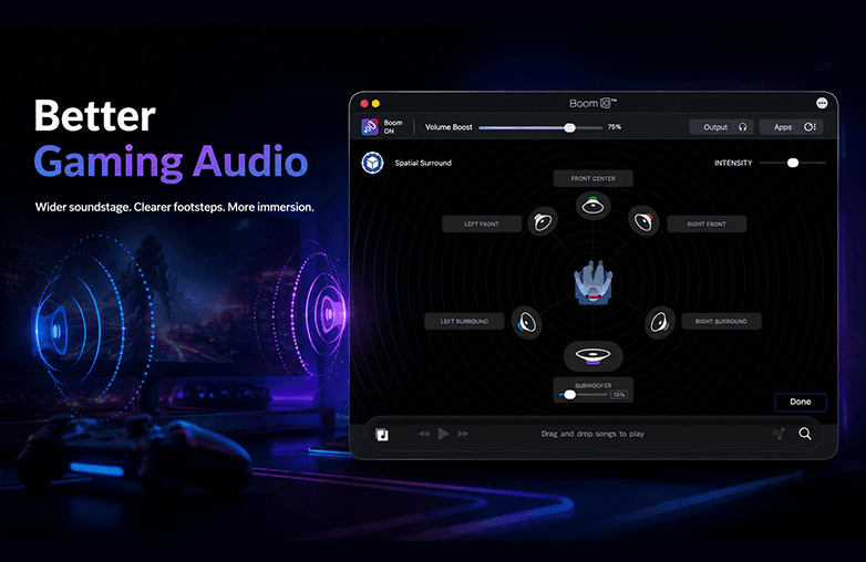 Boom 3D enhances gaming audio with 3D surround sound