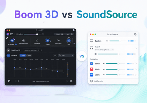 Boom 3D vs SoundSource Which one to pick?