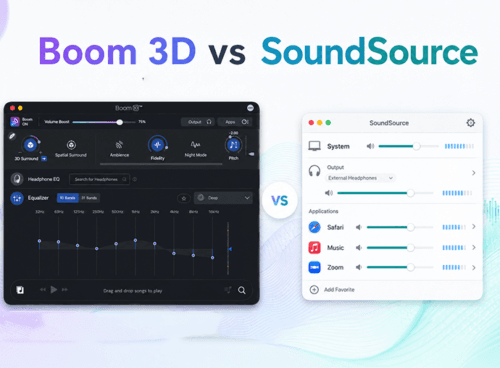 Boom 3D vs SoundSource Which one to pick?