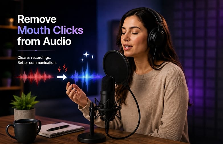 Causes of mouth clicks and mouth noises in audio recordings