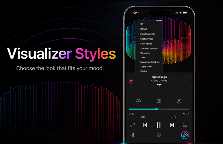 Feel Your Music Come Alive with the New Visualizer