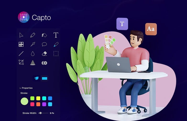 Capto screen recording app for social media creators