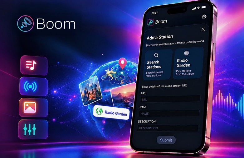 Boom iOS v3.4 playlist management
