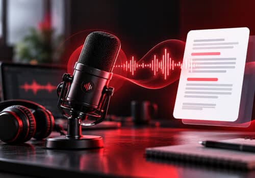Podcast Transcription with AudiOn