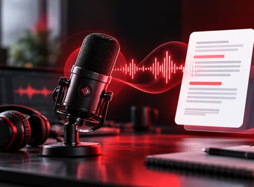 Podcast Transcription with AudiOn