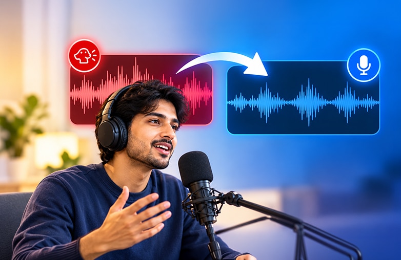 Remove dog barking from a recording with AudiOn