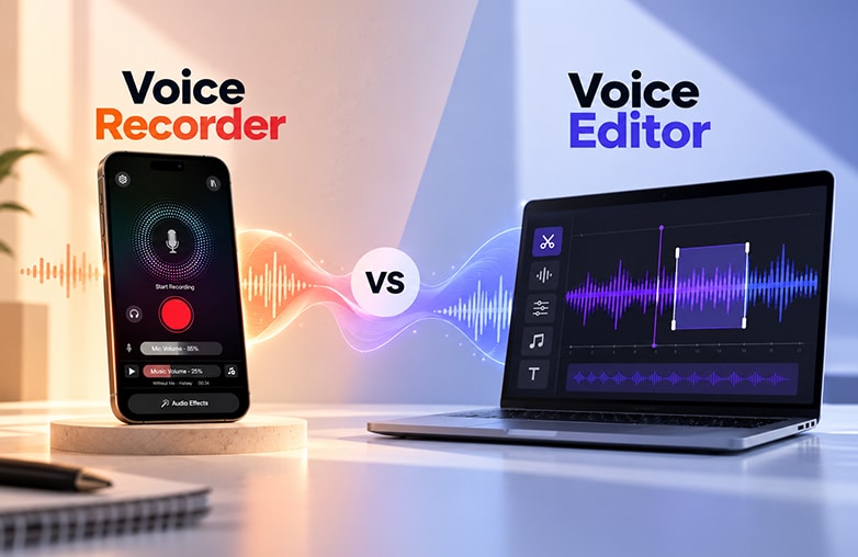 Voice Recorder vs Voice Editor Which is Better