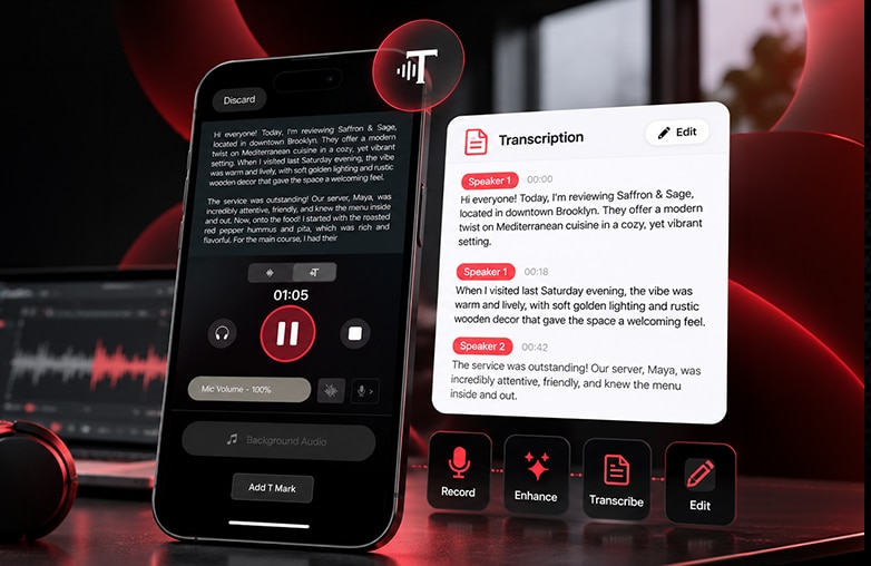 How to transcribe a podcast using AudiOn